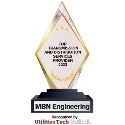MBN Engineering Award Logo for recognition from Utilities Tech Outlook Magazine